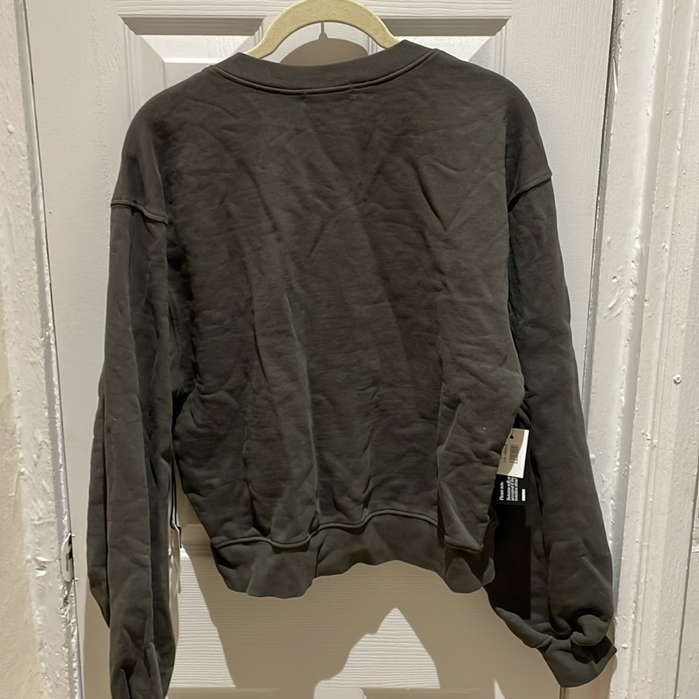 Agolde low vneck balloon sleeve sweatshirt - Picture 10 of 15